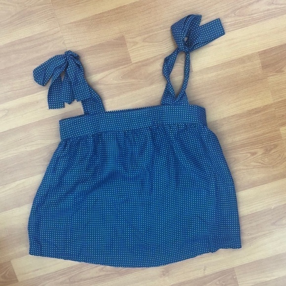 J. Crew Polka Dot Silk Blouse Size 00 - Picture 8 of 16